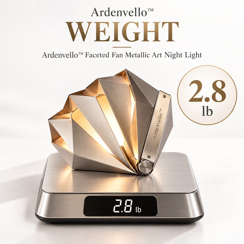 Fanfold Metallic Art Night Light 3