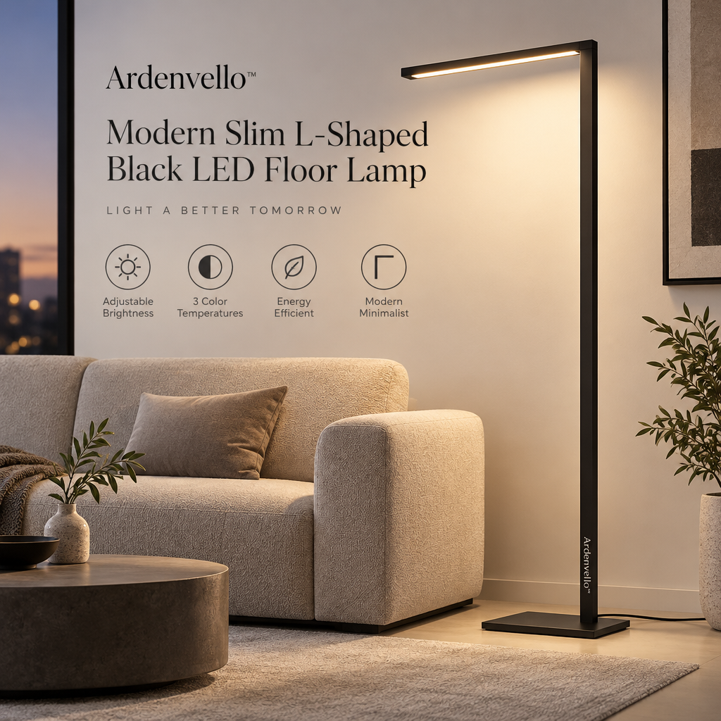 Lineform L-Shaped LED Floor Lamp 5