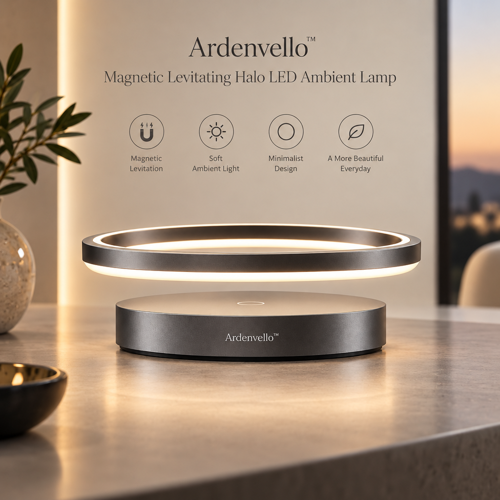 HaloLift Magnetic Levitating Lamp 5