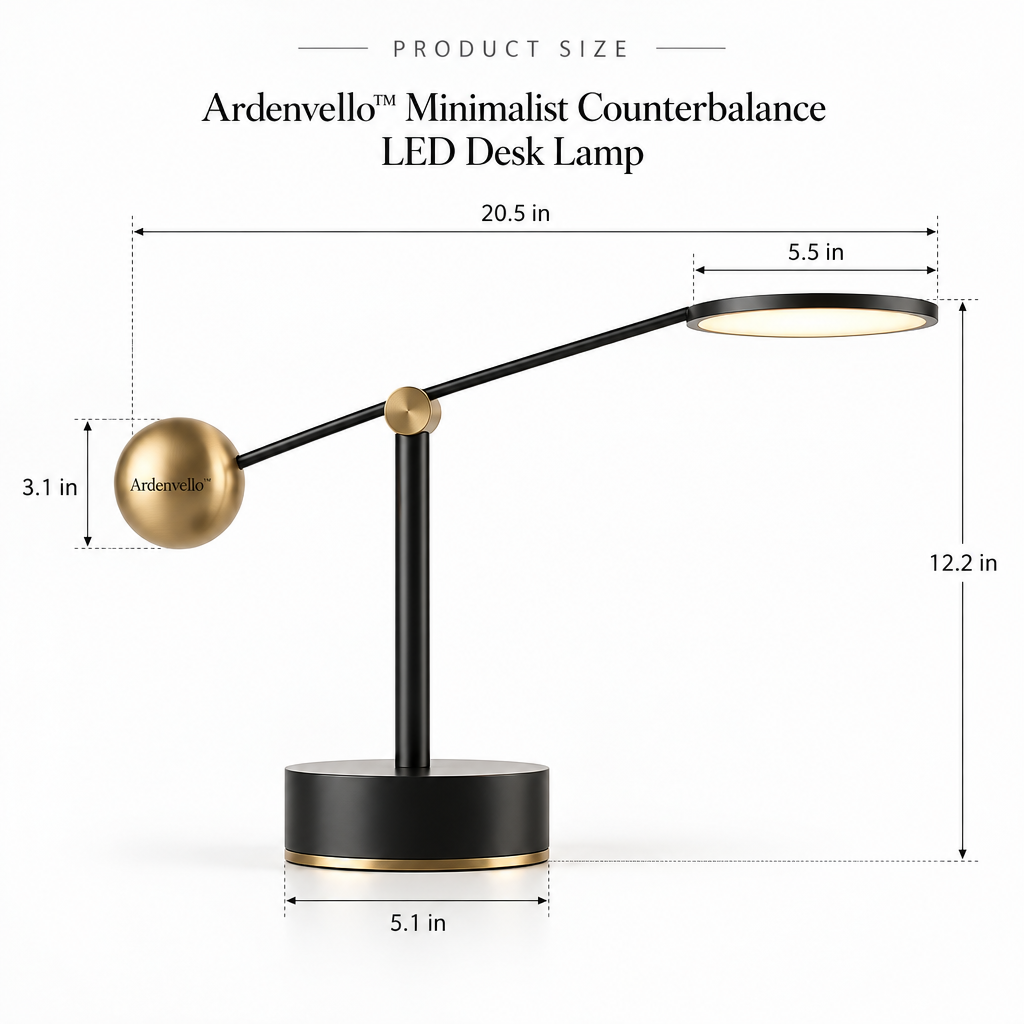 Axis Minimalist Counterbalance Desk Lamp 2