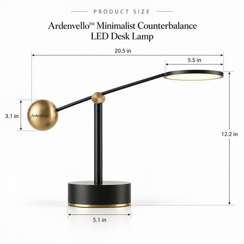 Axis Minimalist Counterbalance Desk Lamp 2