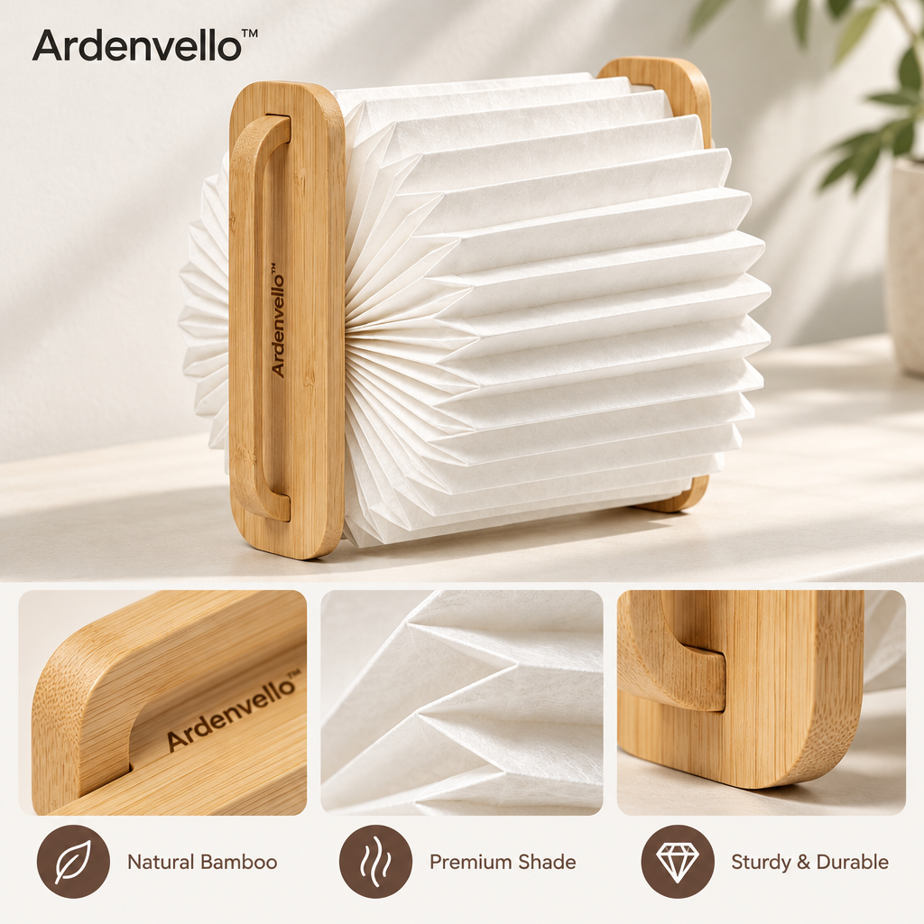 Foldline Wooden Accordion Lantern 4
