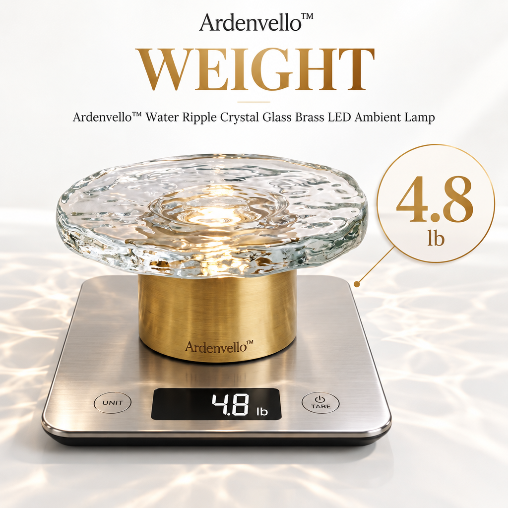 Tideglass Water Ripple Lamp – Product Weight