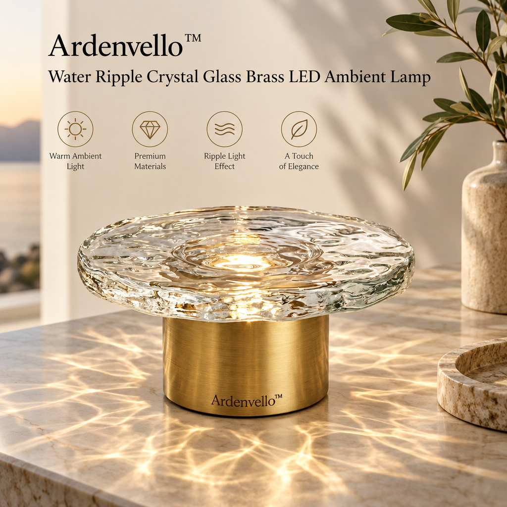Tideglass Water Ripple Lamp – Brand Hero Image